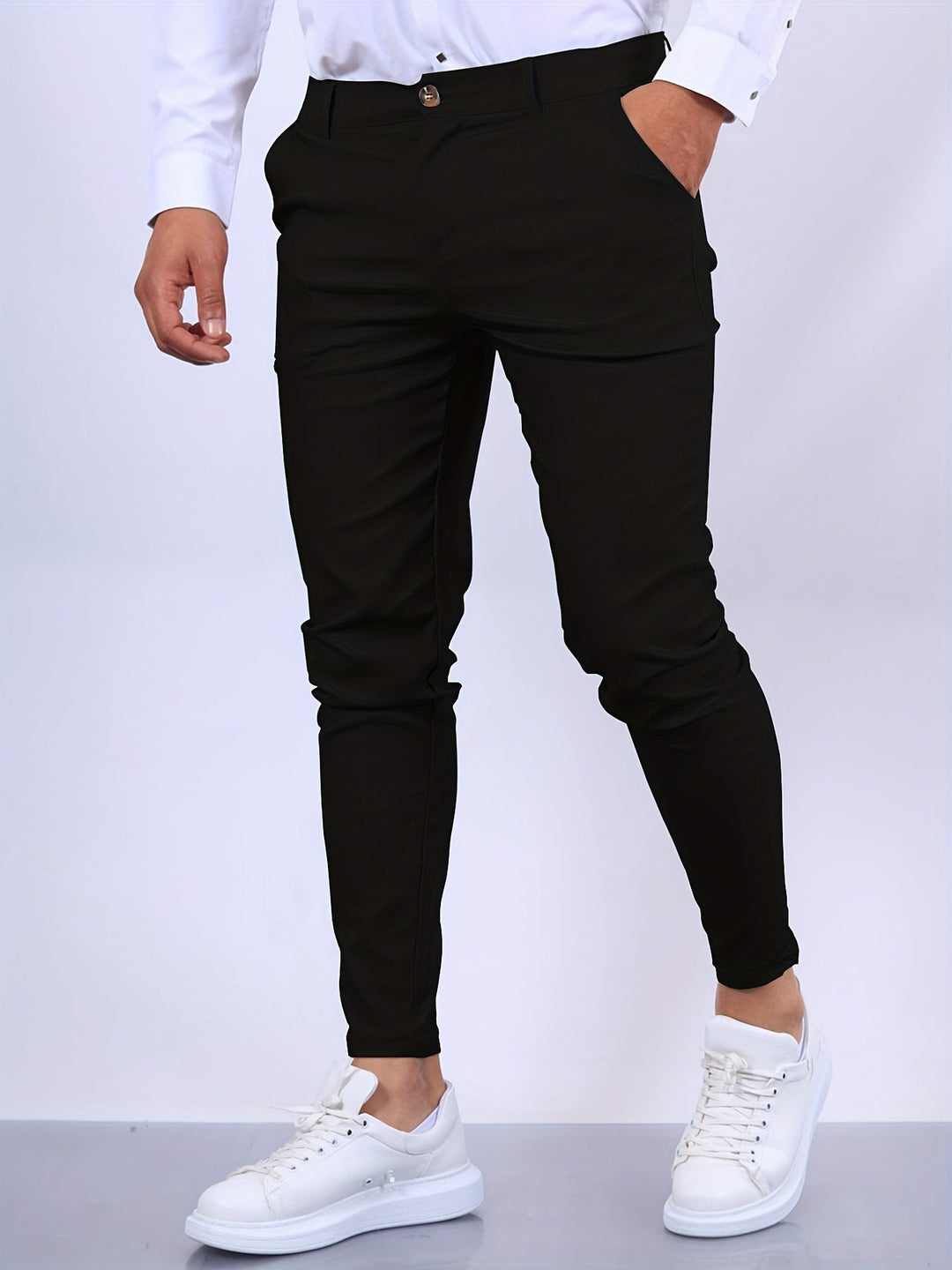 Eleganti pantaloni slim fit da uomo - design moderno ed elegante per un look unico