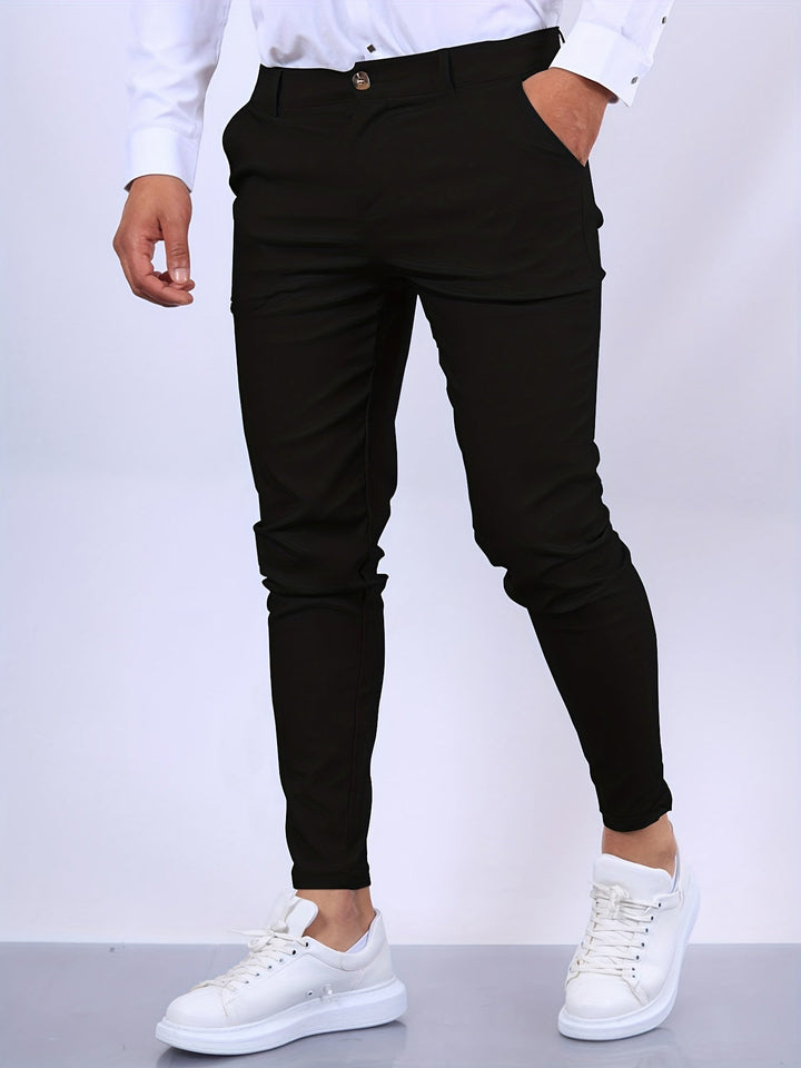 Eleganti pantaloni slim fit da uomo - design moderno ed elegante per un look unico