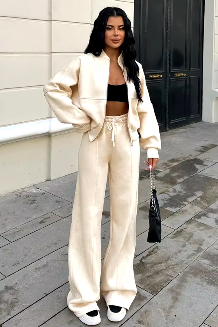Ludovica | Set Comfort Con Cardigan E Pantaloni