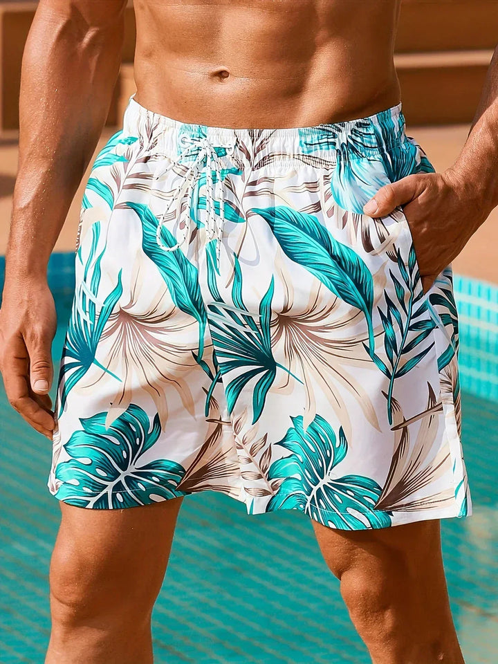 Calvin Tropische Zwemshort met Handige Zakken voor Optimale Comforterechtvaardiging