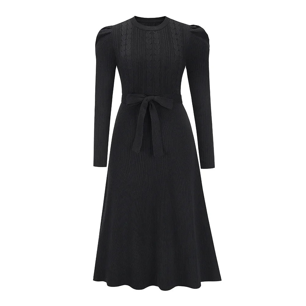 <div>Stilosa Eloisa - Abito Lavorato a Maglia con Eleganti Maniche Lunga</div>