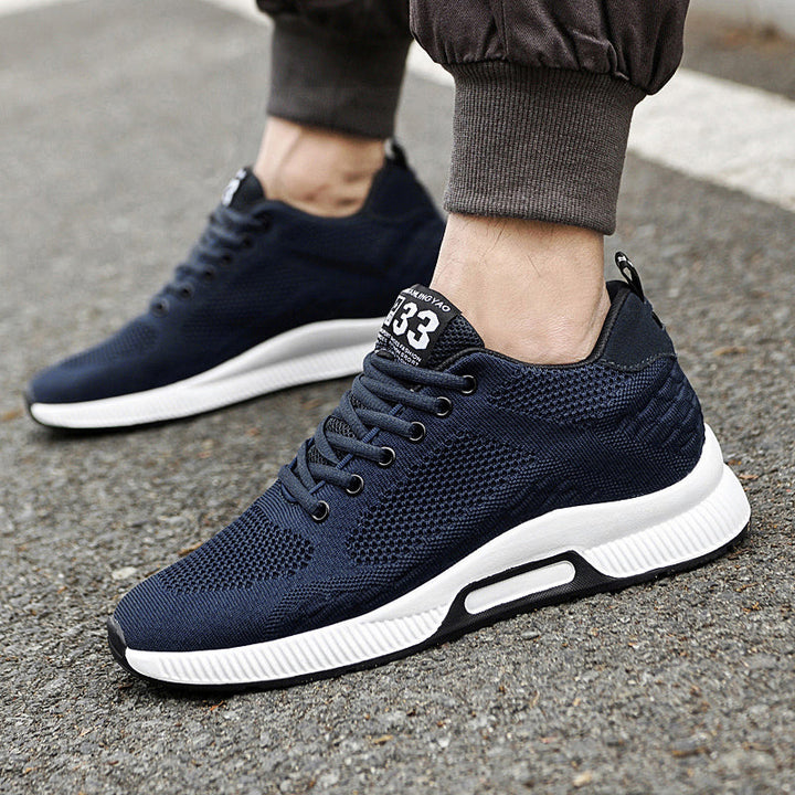 Scarpe sportive da uomo eleganti con contrafforte del tallone ergonomico per il massimo comfort