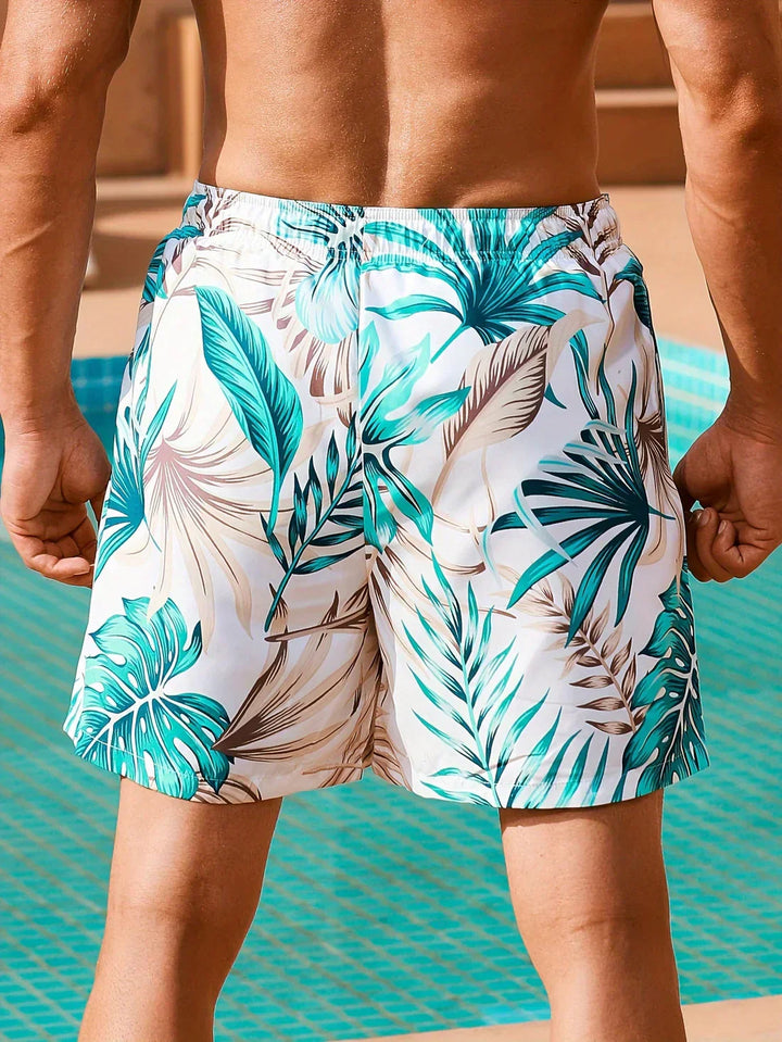 Calvin Tropische Zwemshort met Handige Zakken voor Optimale Comforterechtvaardiging