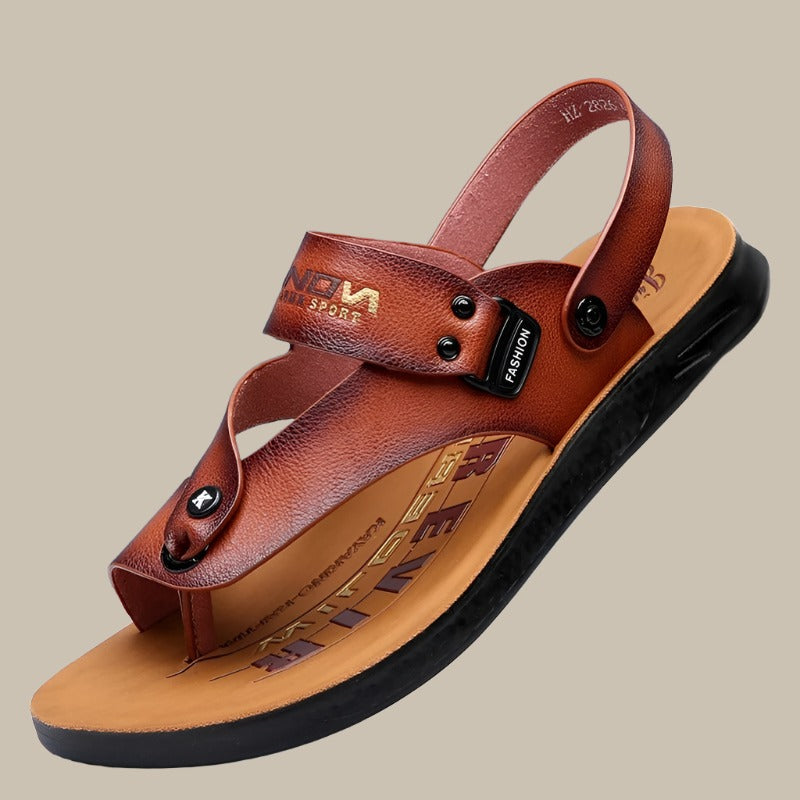 Sandali da uomo eleganti e confortevoli con fibbia alla moda per il massimo comfort