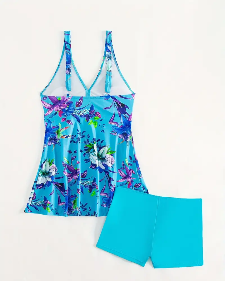 Feike | Elegante costume da bagno con stampa a fiori tropicali per un look elegante