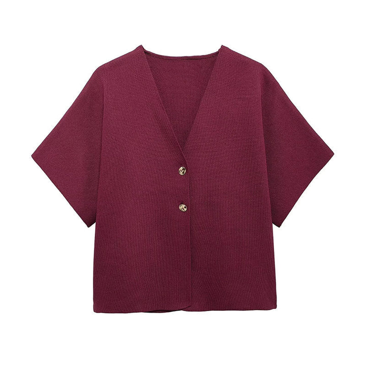 Top in maglia a V elegante di Claribel