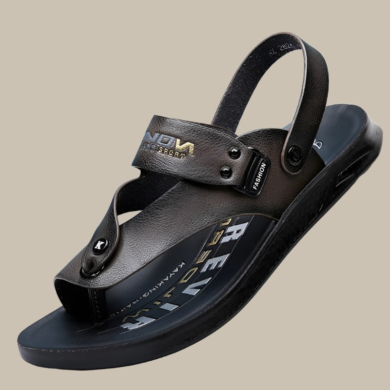 Sandali da uomo eleganti e confortevoli con fibbia alla moda per il massimo comfort
