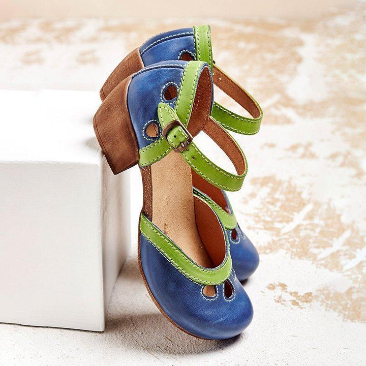 Linda™ - Sandali Comodamente Stilizzati con Tacco Basso