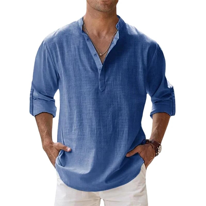 <p>Camicie in lino eleganti per l'uomo moderno</p>