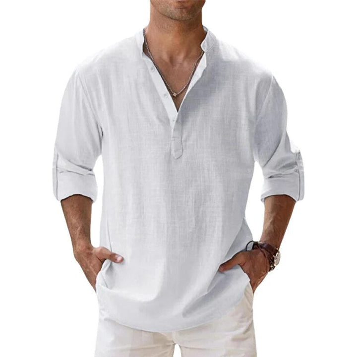 <p>Camicie in lino eleganti per l'uomo moderno</p>