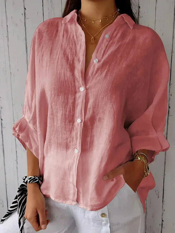 Sophie - Elegante Linnen Blouse voor Dames