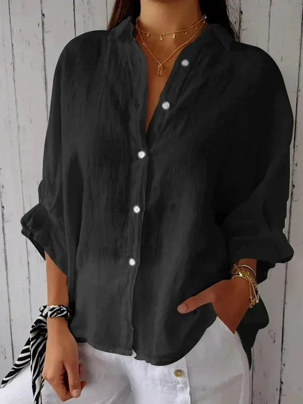 Sophie - Elegante Linnen Blouse voor Dames