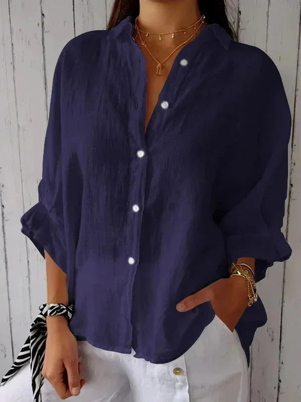 Sophie - Elegante Linnen Blouse voor Dames