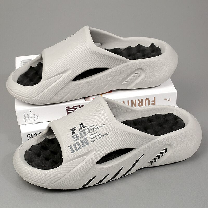 Anthon | Confortevoli pantofole da massaggio unisex per il relax e l'indulgenza