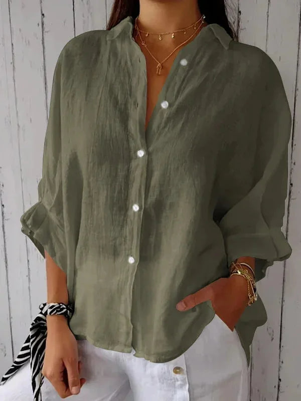 Sophie - Elegante Linnen Blouse voor Dames