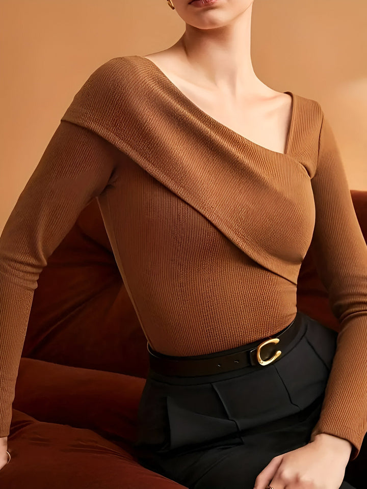 Céleste - Top Elegante a Manica Lunga per un Look Raffinato