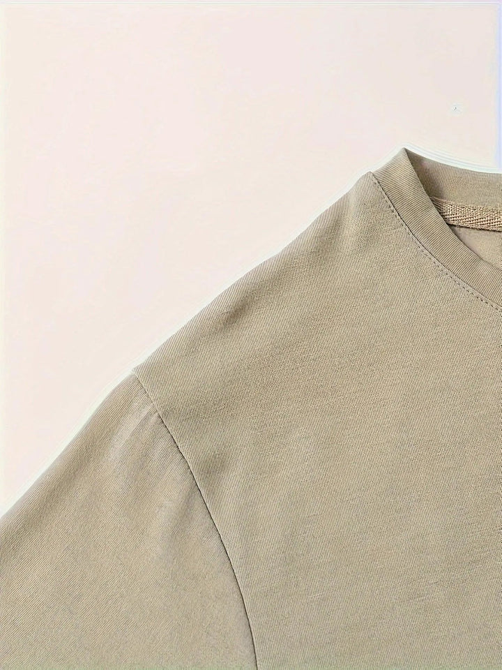 T-shirt Gerhard da uomo con motivo floreale e a onde di tendenza per uno stile unico