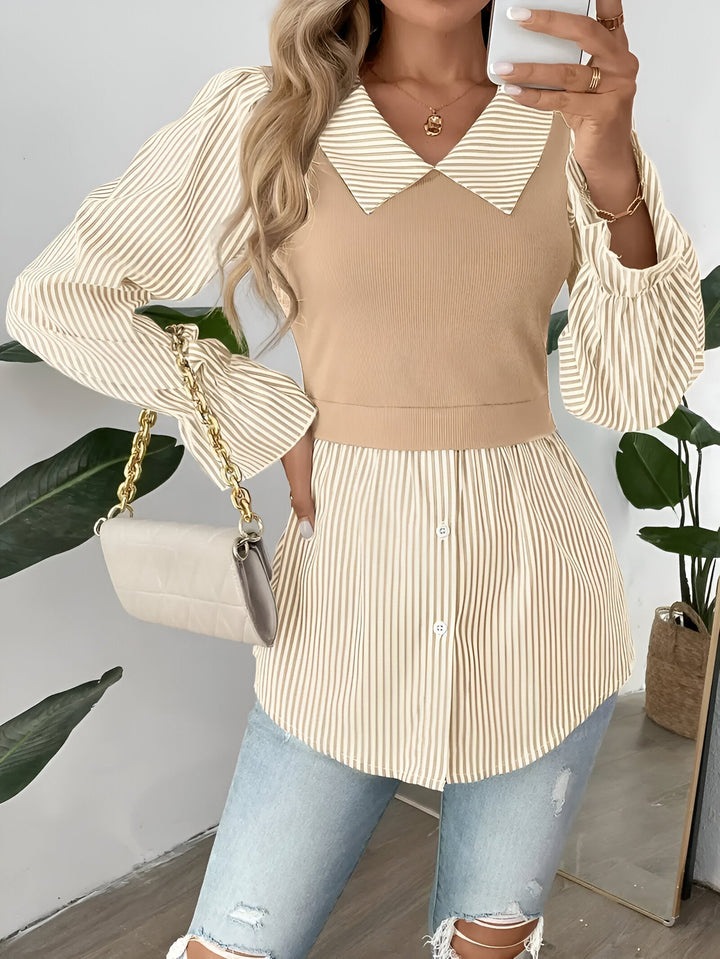 Caprice - Elegant Gestreepte Blouse voor een Trendy Look