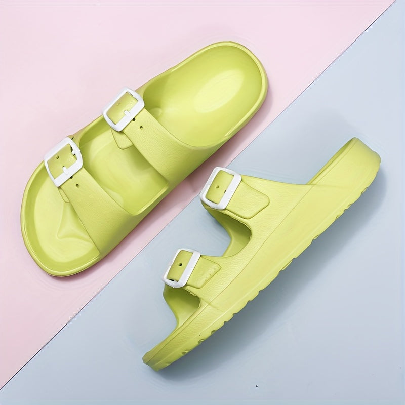 Eleganti sandali da uomo con doppia fibbia per il massimo comfort
