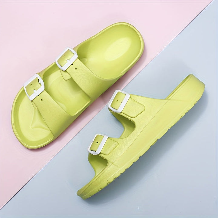 Eleganti sandali da uomo con doppia fibbia per il massimo comfort