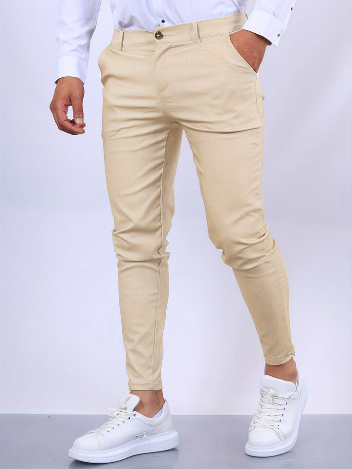 Eleganti pantaloni slim fit da uomo - design moderno ed elegante per un look unico