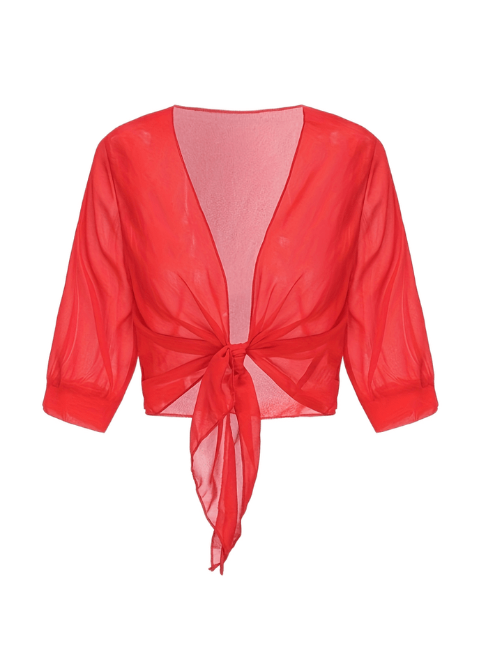 <div>Katie – Blusa Elegante con Apertura Fresca sul Davanti</div>