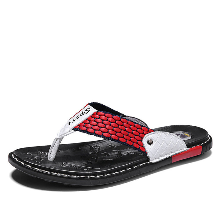 Ricky - Infradito in pelle da uomo eleganti e raffinati per il massimo comfort