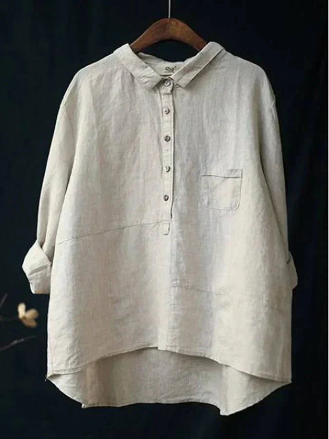 Elegante camicetta da donna a maniche lunghe - eleganza e comfort per tutti i giorni