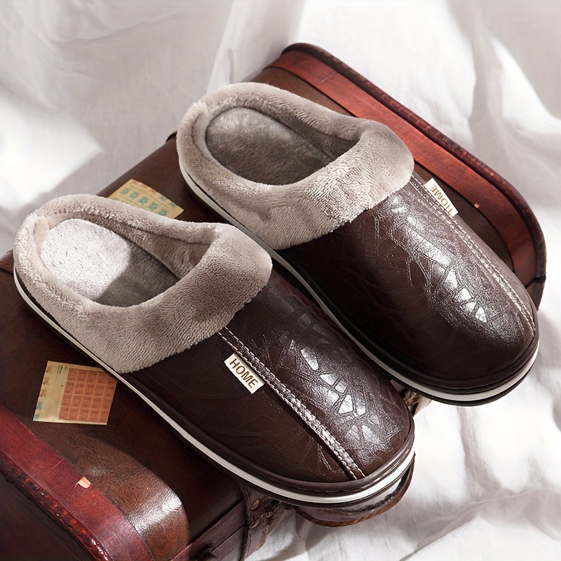 Heidi-Mode - Pantofole classiche da uomo comode ed eleganti, perfette per le giornate fredde