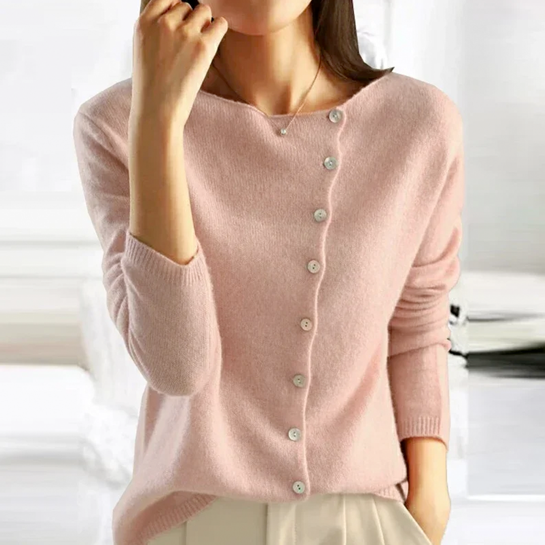 Saveria™ - Camicia Essenziale a Maniche Lunghe Classica