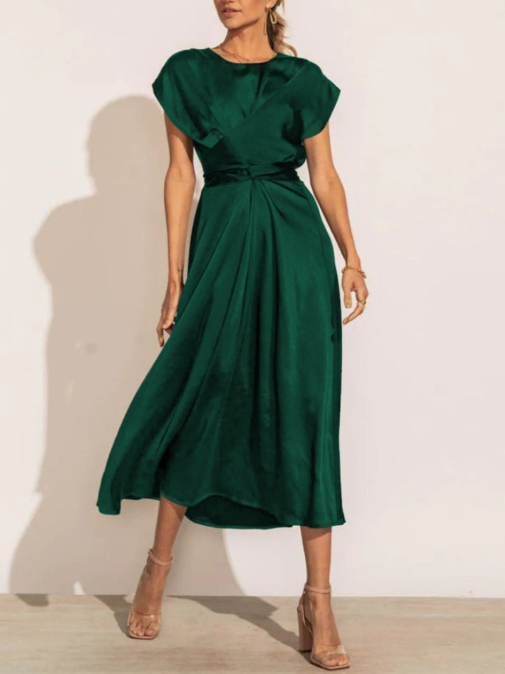 <Feline | Elegante Midi Abito da Sera dallo Stile Incantevole>