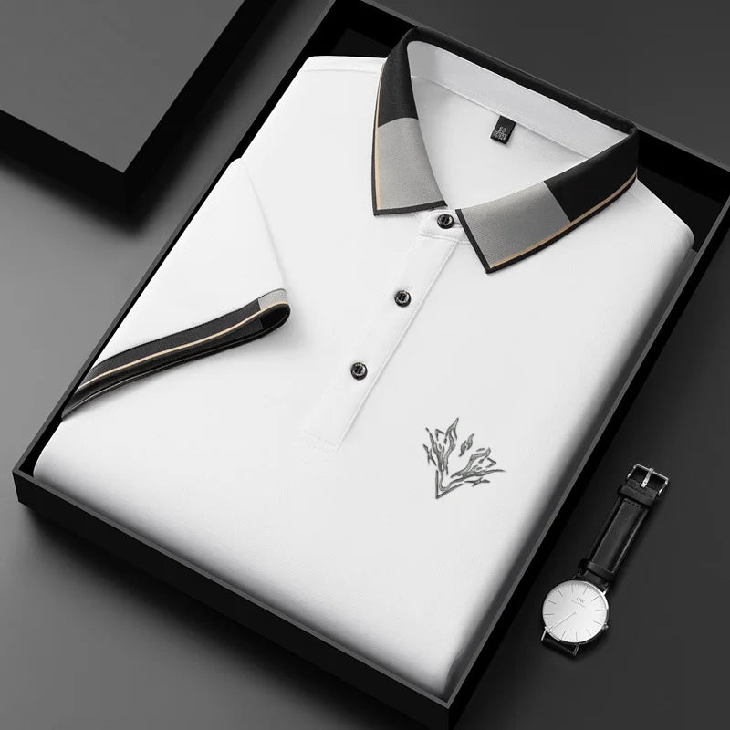 Fabio™ - Polo ricamata in cotone premium
