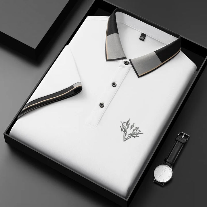Fabio™ - Polo ricamata in cotone premium