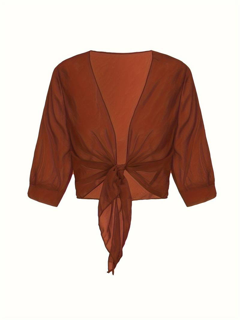<div>Katie – Blusa Elegante con Apertura Fresca sul Davanti</div>