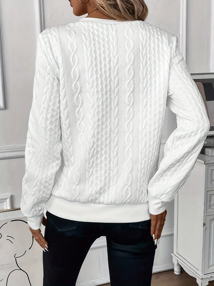 Stefania™  - Maglione con cerniera di tendenza