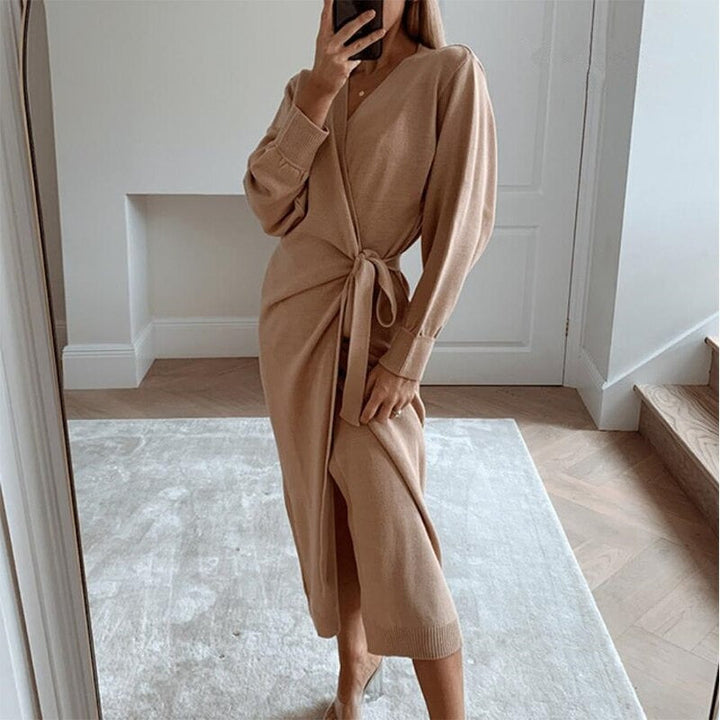 Zacht en Stretchy Comfy Casual V-Hals Wikkeljurk Kimono voor Ultime Zomerstijl
