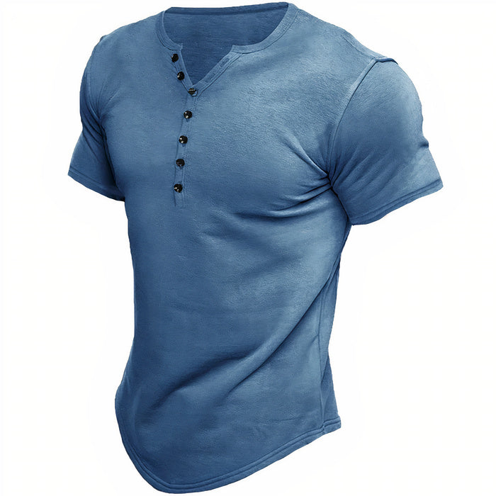 Camicia estiva da uomo con abbottonatura elegante - Norwin