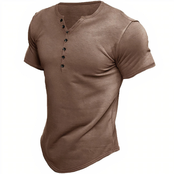 Camicia estiva da uomo con abbottonatura elegante - Norwin