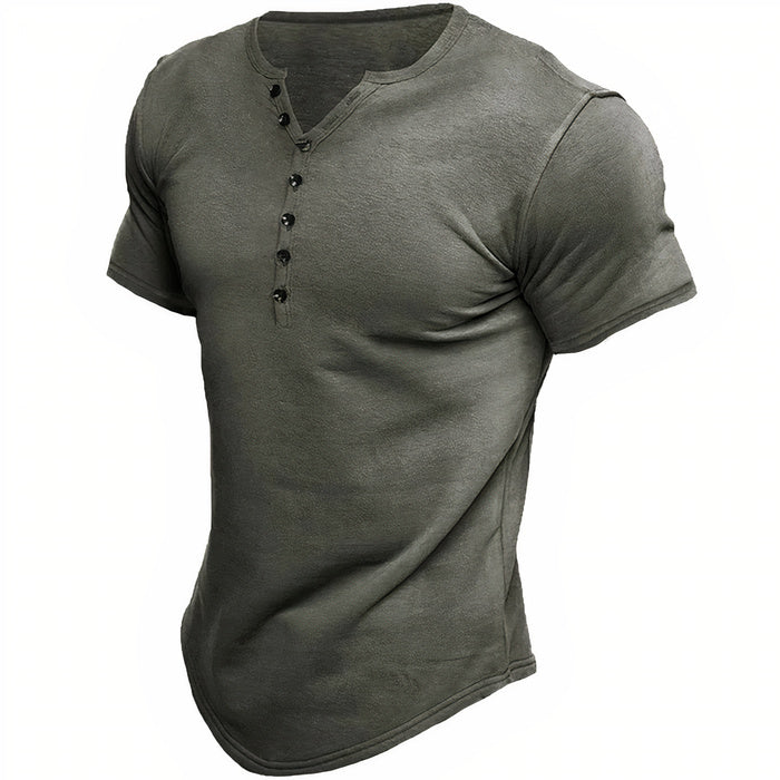 Camicia estiva da uomo con abbottonatura elegante - Norwin