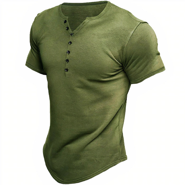 Camicia estiva da uomo con abbottonatura elegante - Norwin