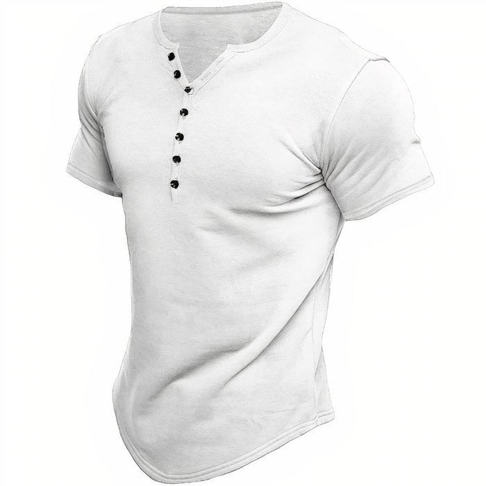 Camicia estiva da uomo con abbottonatura elegante - Norwin