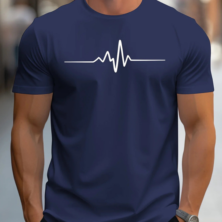 T-shirt estiva casual da uomo con stampa unica - comfort e stile da Zach
