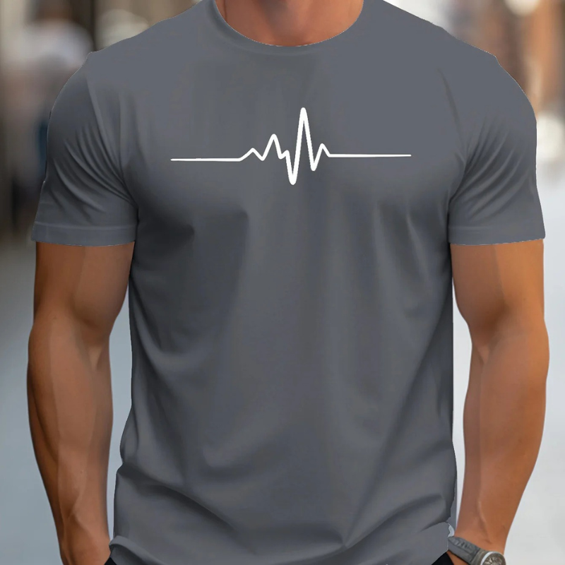 T-shirt estiva casual da uomo con stampa unica - comfort e stile da Zach