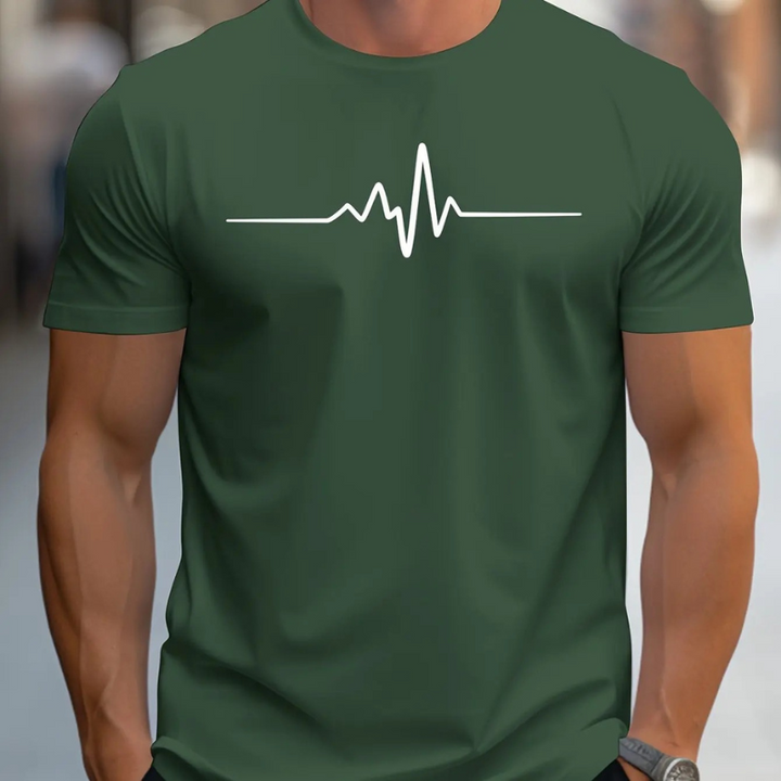 T-shirt estiva casual da uomo con stampa unica - comfort e stile da Zach