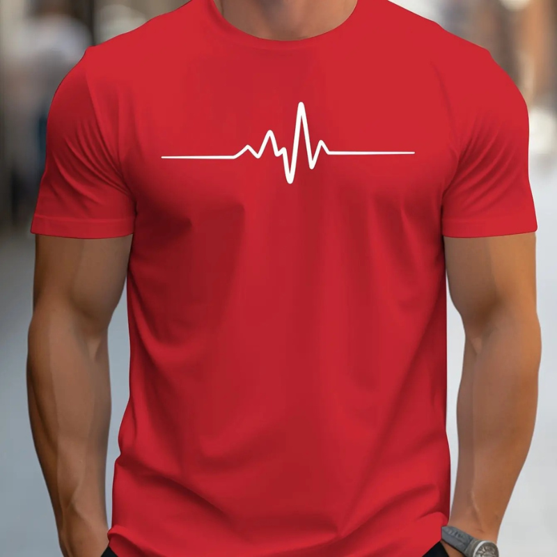 T-shirt estiva casual da uomo con stampa unica - comfort e stile da Zach