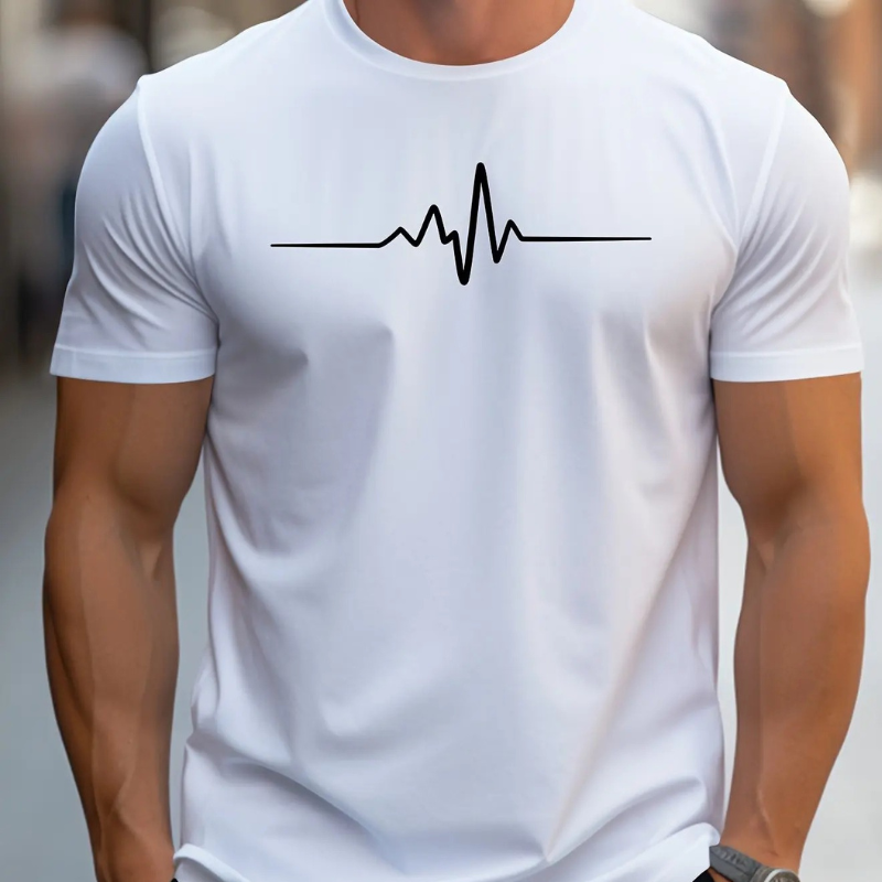 T-shirt estiva casual da uomo con stampa unica - comfort e stile da Zach