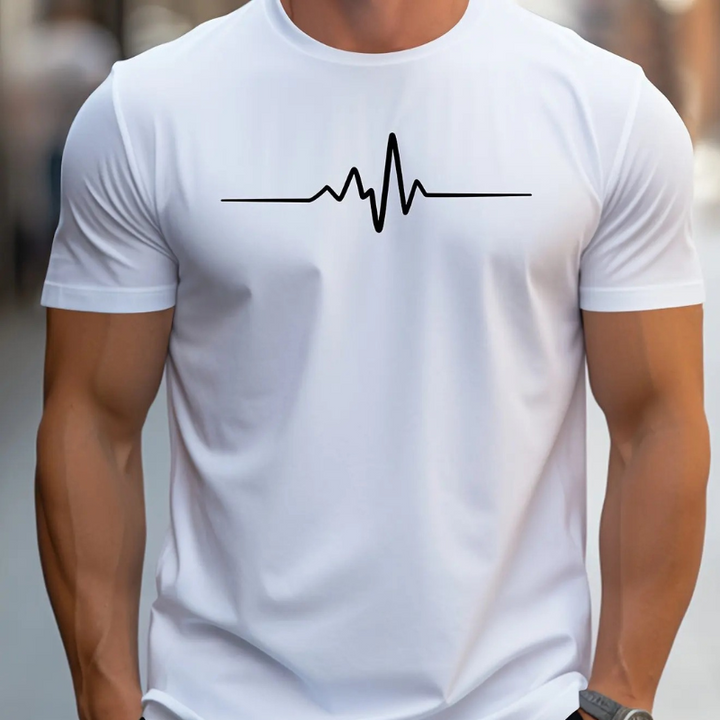 T-shirt estiva casual da uomo con stampa unica - comfort e stile da Zach