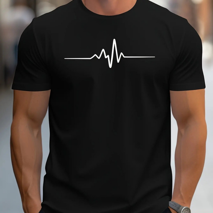 T-shirt estiva casual da uomo con stampa unica - comfort e stile da Zach