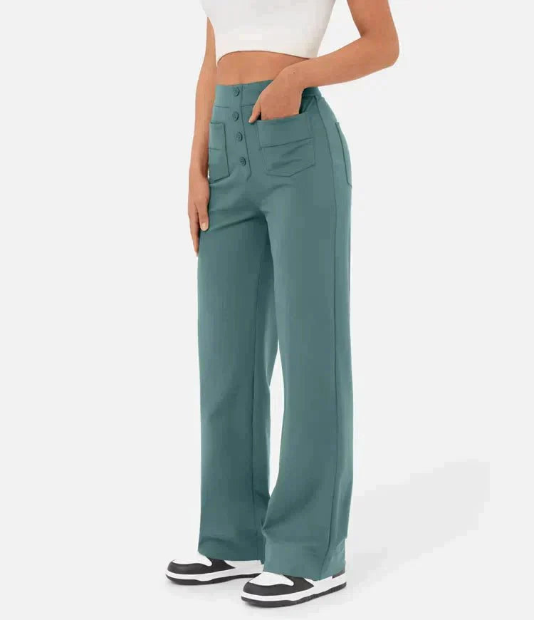 Carla™ - Pantaloni chic a vita alta