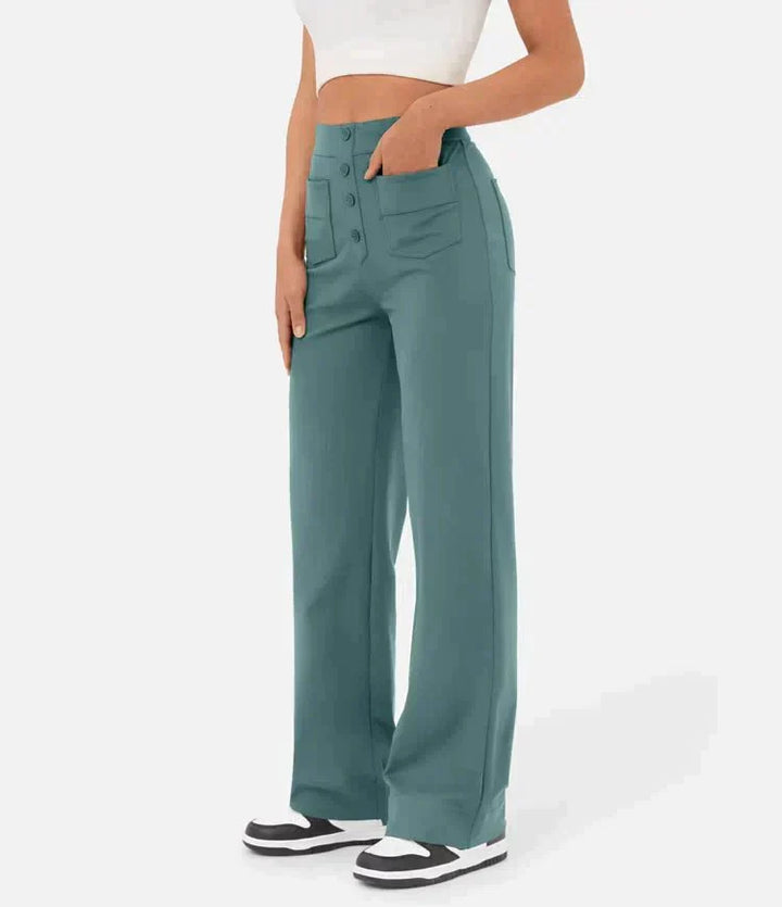 Carla™ - Pantaloni chic a vita alta